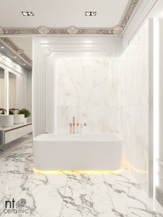 Керамогранит NT Ceramic Onyx Majestic арт. NTT99503P (60x120) полированный